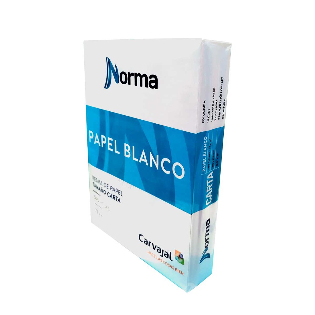 Bon blanco de 75gr Norma Carta 500hjs