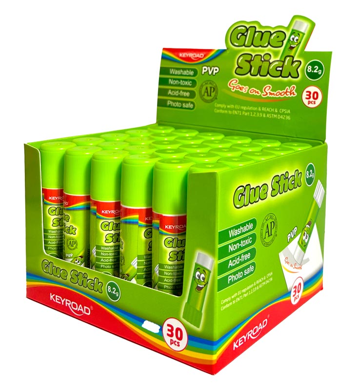 Pegamento en barra Keyroad 8.2g de 30pcs