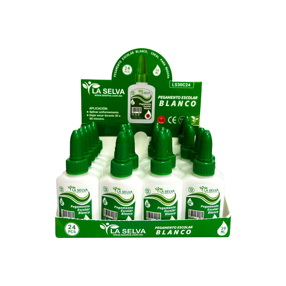 Cola pegamento blanco 30ml La Selva