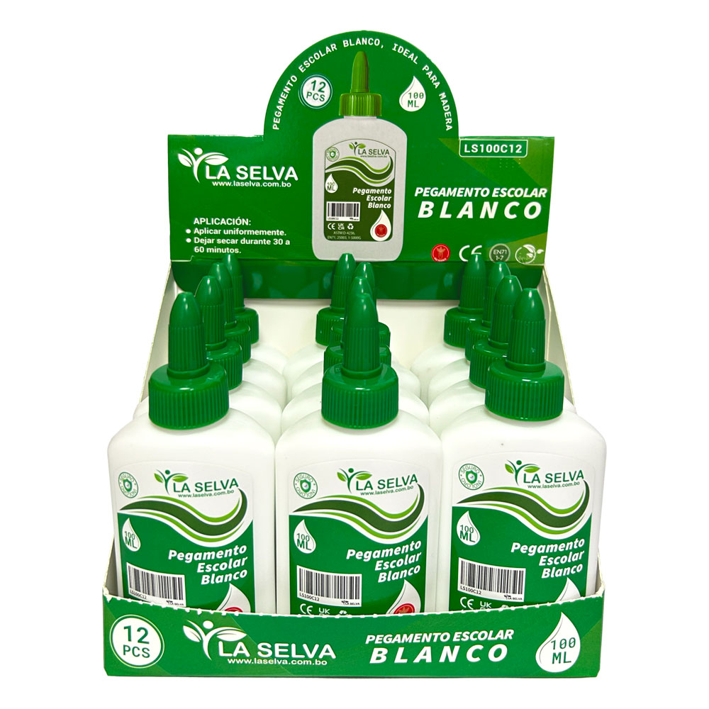 Cola pegamento blanco 100ml La Selva
