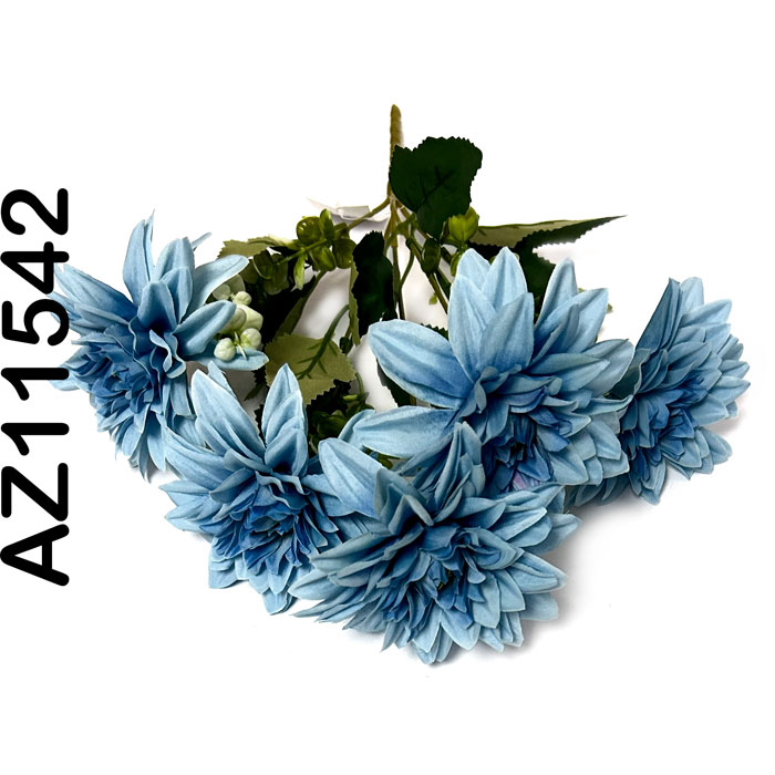 Flor - ramo de dalia de 5 corolas largo 35cm