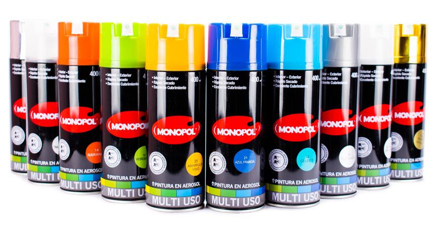 Pintura en Aerosol MULTI USO Monopol 400ml