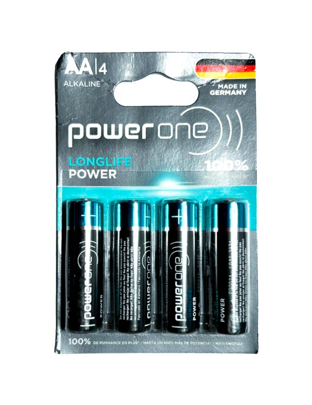 Pilas ALKALINE LONGLIFE POWER ONE AA  Blister x 4 PCS