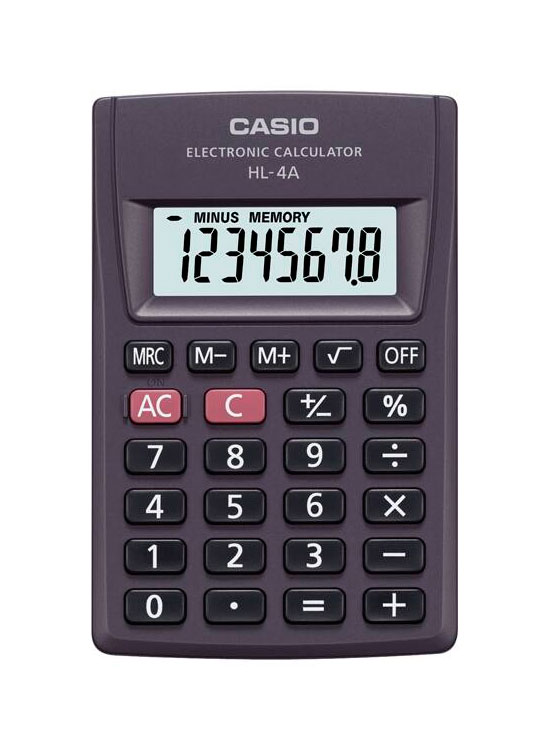 Calculadora CASIO J-120F comercial de 12 digitos Negro
