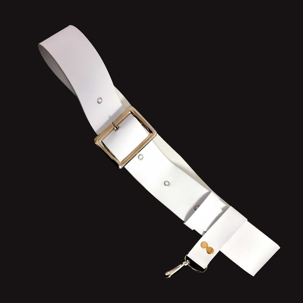 Cinturon Blanco PARA TAMBOR 4 o 5cm. ancho