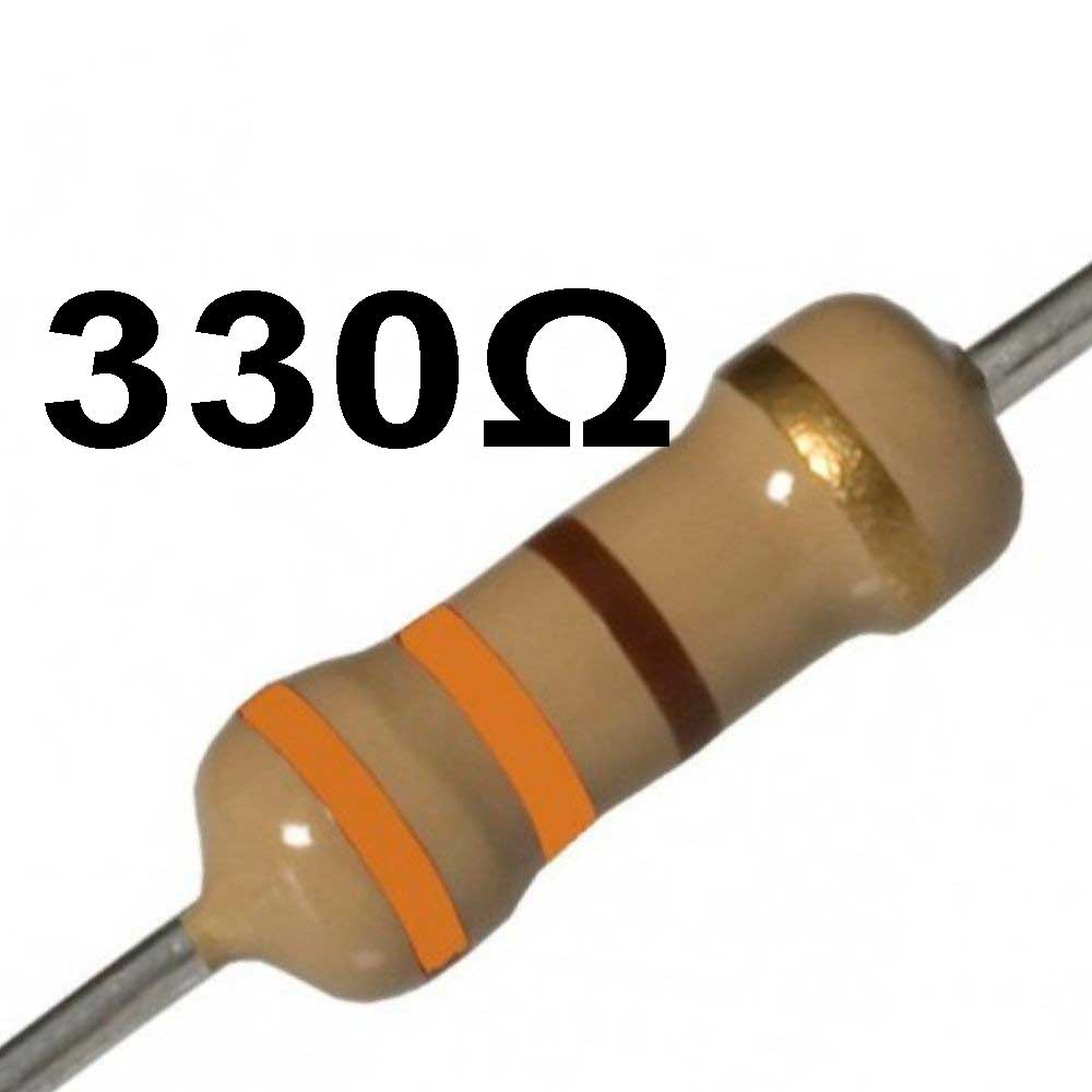 Robotica - resistencia 330 homios COD.[naranja, naranja, cafe, dorado]