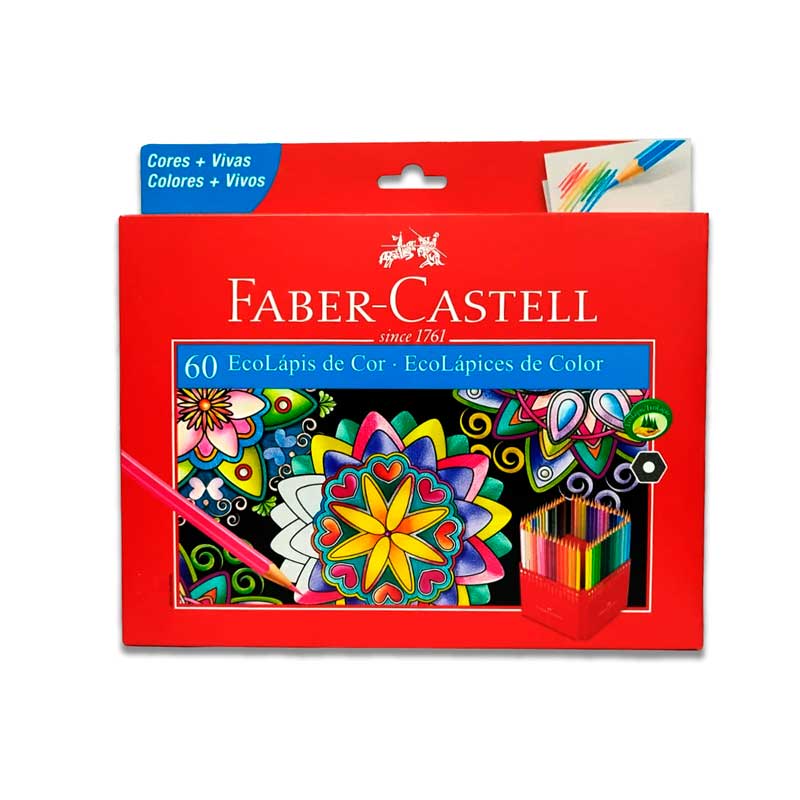 Color largo hexagonal Faber Castell 60 colores