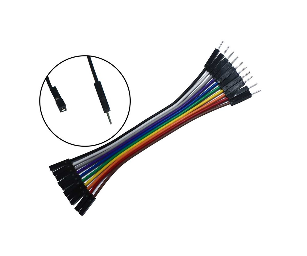 Robotica - cable jumper hembra-macho de 10cm, juego de 40pcs