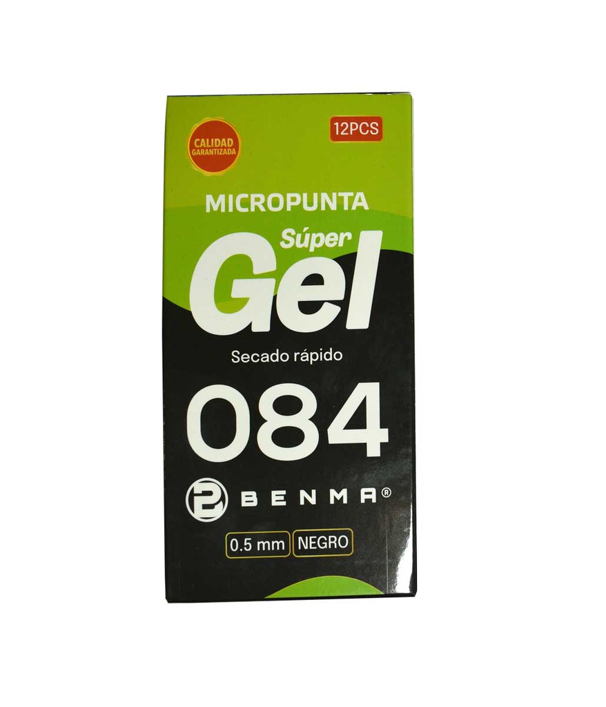 Micropunta 084 super gel 0.5mm Benma 12pcs