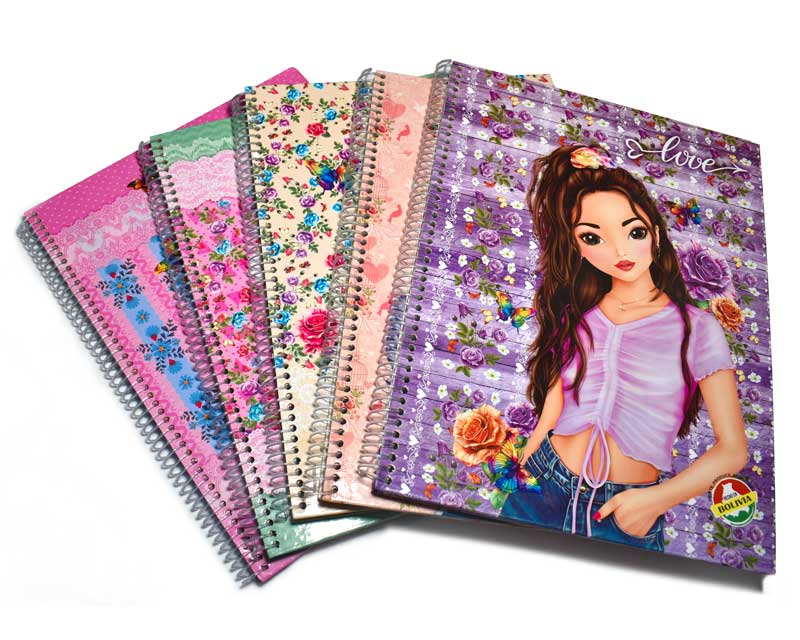 Cuaderno anillado full color tipo genesis carta Flipo 100 hojas.