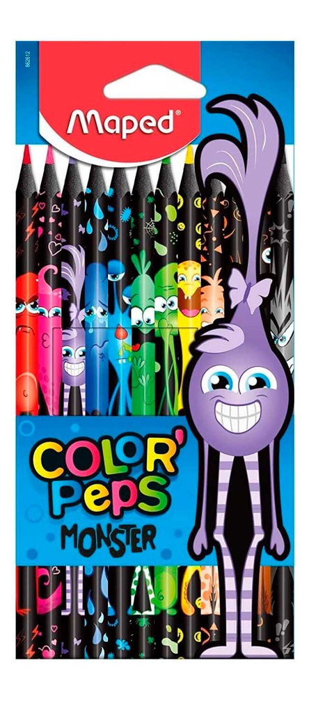 Color largo peps monster Maped 12 colores
