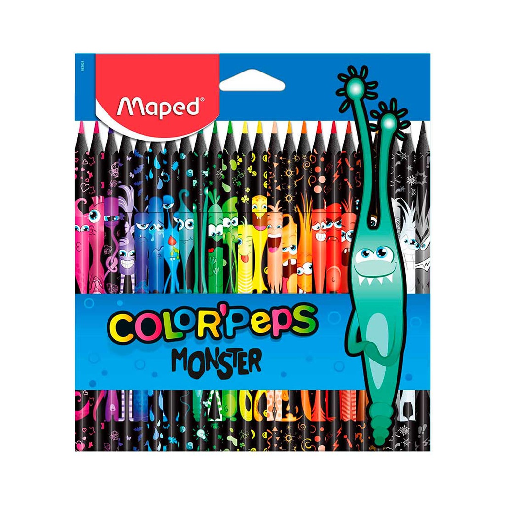 Color largo peps monster Maped 24 colores