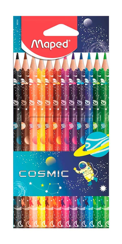 Color largo cosmic Maped cajita de 12 colores