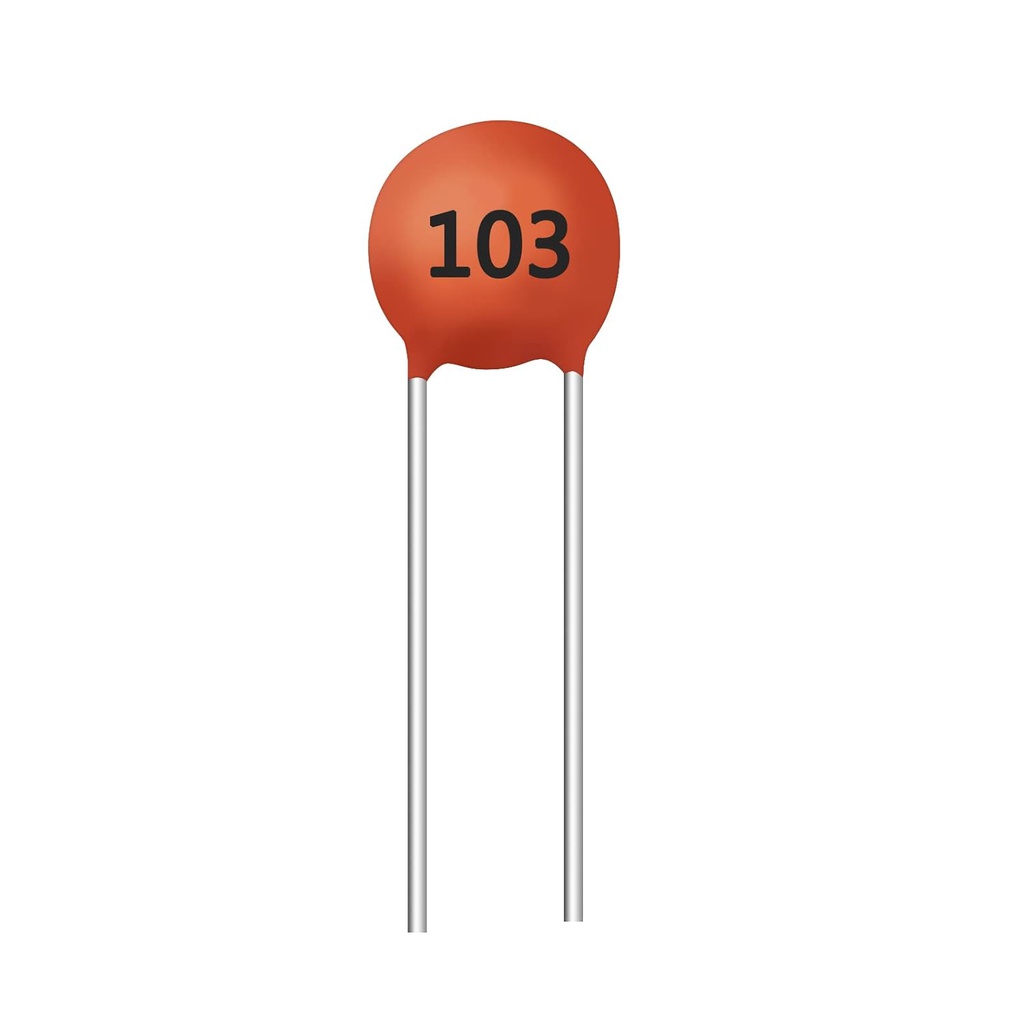 Robotica - condensador ceramico 103 en disco 0.01uf=10nf