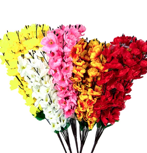 Flor - ramo cerezo de 5 ramas, largo 52cm