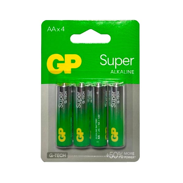 Pilas GP Super Alkaline AA  (4pcs)