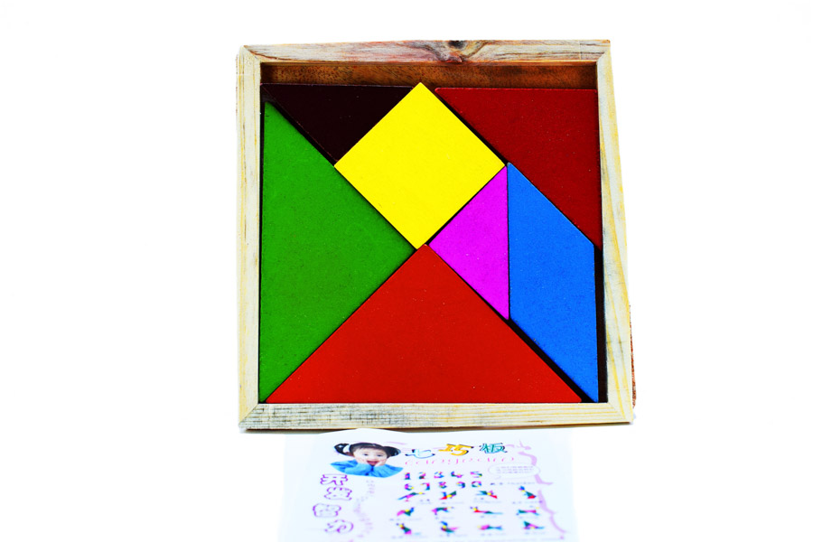 Tangram mediano 15x15cm