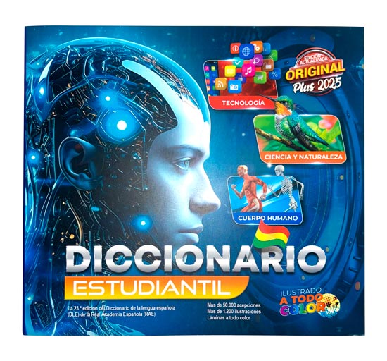 Diccionario ilustrado a todo color ESTUDIANTIL plus 2025