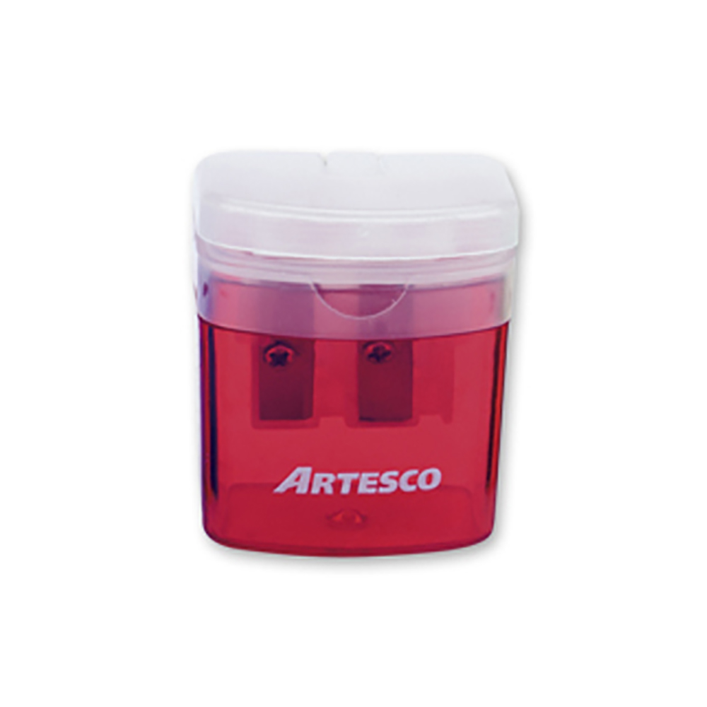 Tajador doble con basurero M-614 ARTESCO de 12pcs