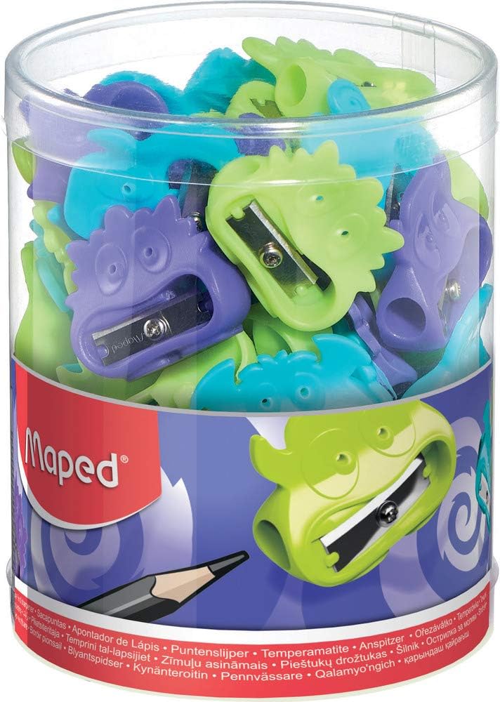 Tajador vivo MONSTER Maped frasco de 65pcs