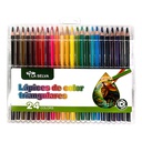 Color largo tiangular mina 4mm estuche RIGIDO La Selva de 24 colores