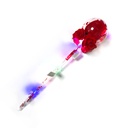 Adorno - flor cetro con esfera y rosa roja AZ4706 con luces