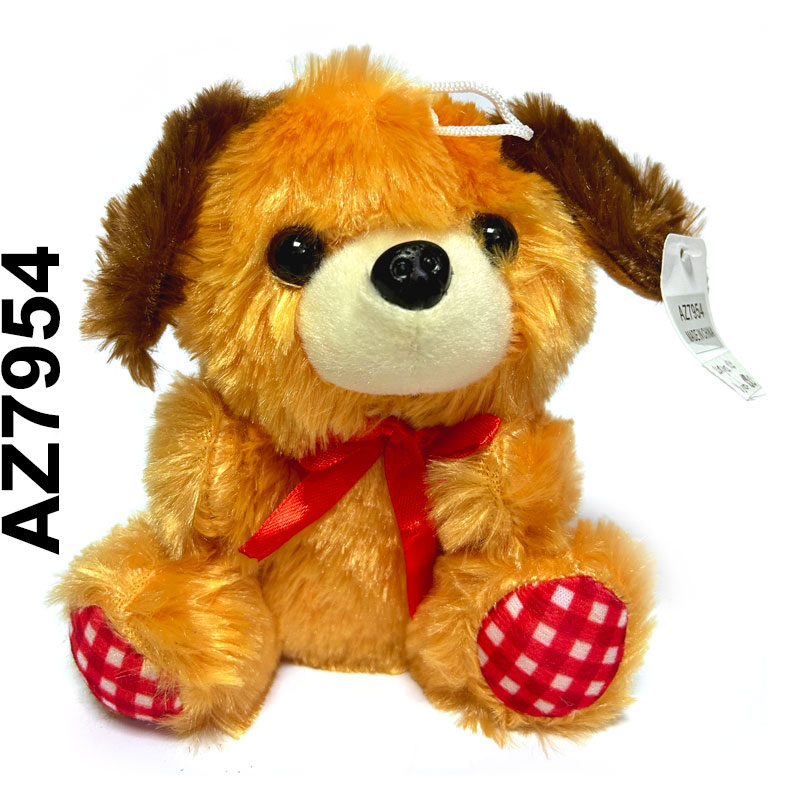 Peluche perro-conejo-sapo AZ7954, alto 15cm