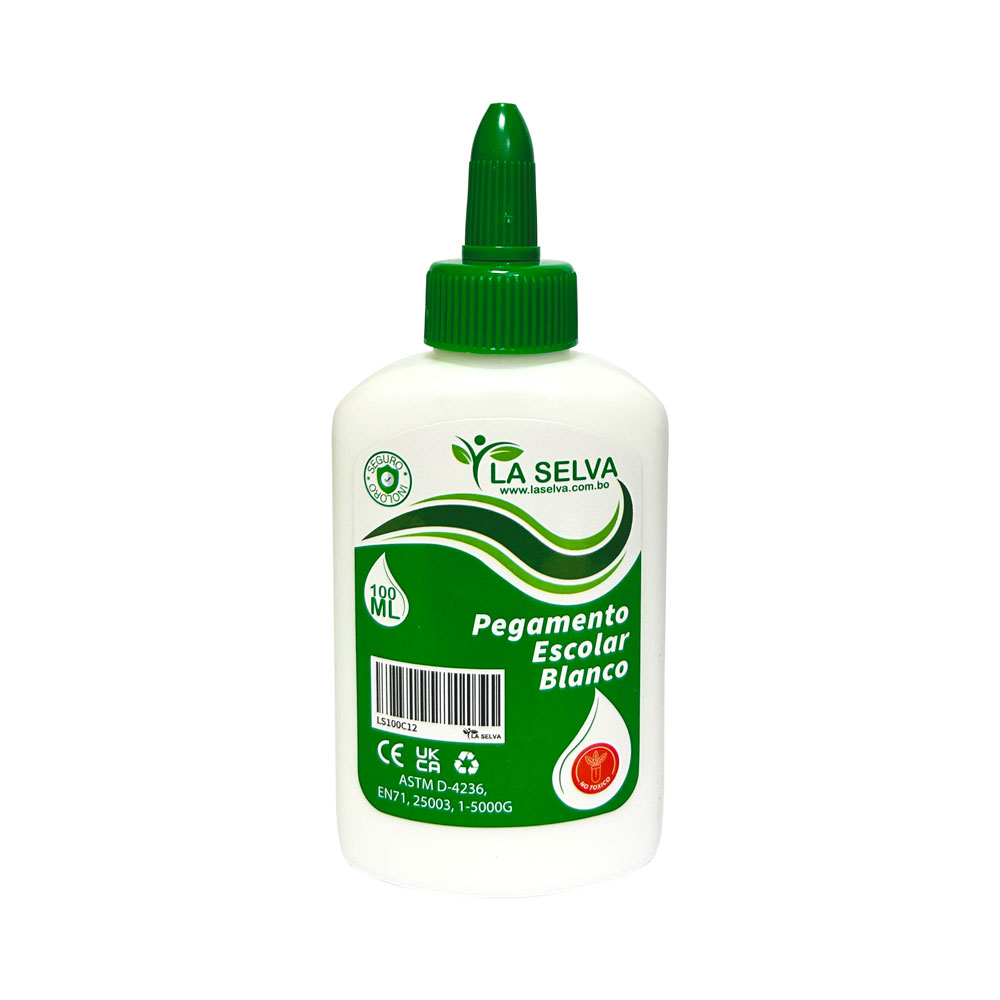 Cola pegamento blanco 100ml La Selva