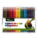 Color largo tiangular mina 4mm estuche RIGIDO La Selva de 24 colores