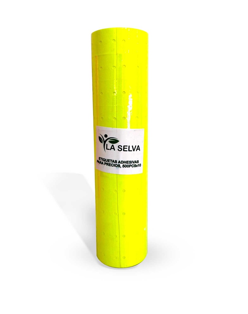 Etiqueta adhesiva para precio La Selva de 10 Rollos