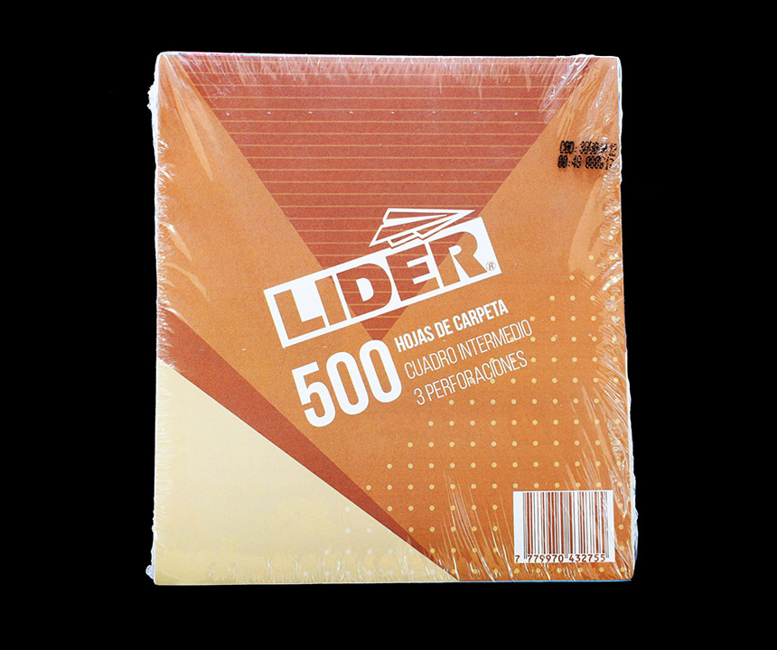 Hojas de carpeta Lider 500hjs