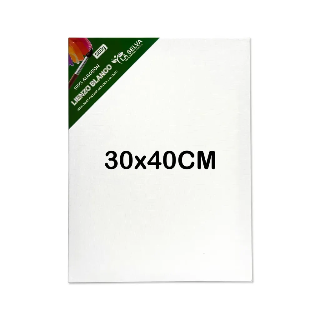 [LS3040C] Lienzo 30x40cm BLANCO La Selva