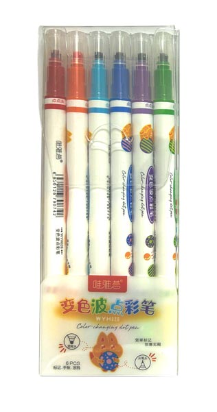 [WYH028] Marcador Magico (WYH028) 6 colores