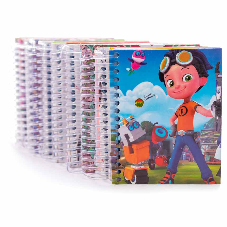 Anotaciones 8x10cm, con Solapa COLOR HORIZONTAL 180 hojas 10PCS
