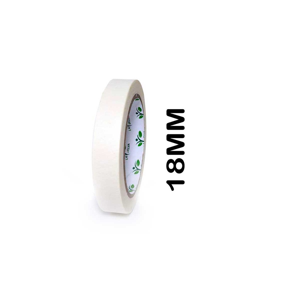Masking blanco 3/4" o 18mmx30Y La Selva