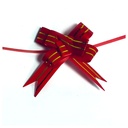 Moño con linea dorada largo 24cm, ancho 15mm 10pcs Pequeño