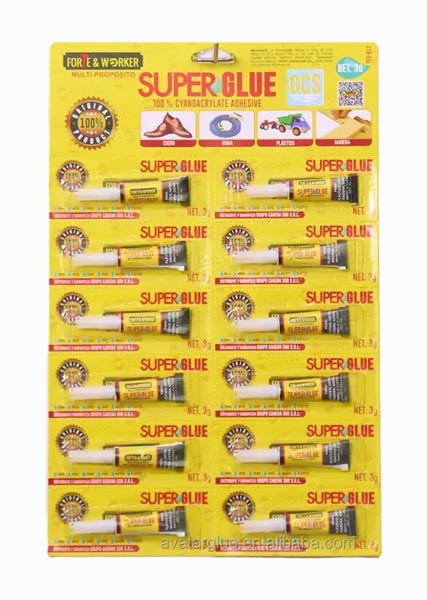 Pegamento Super glue 12pcs