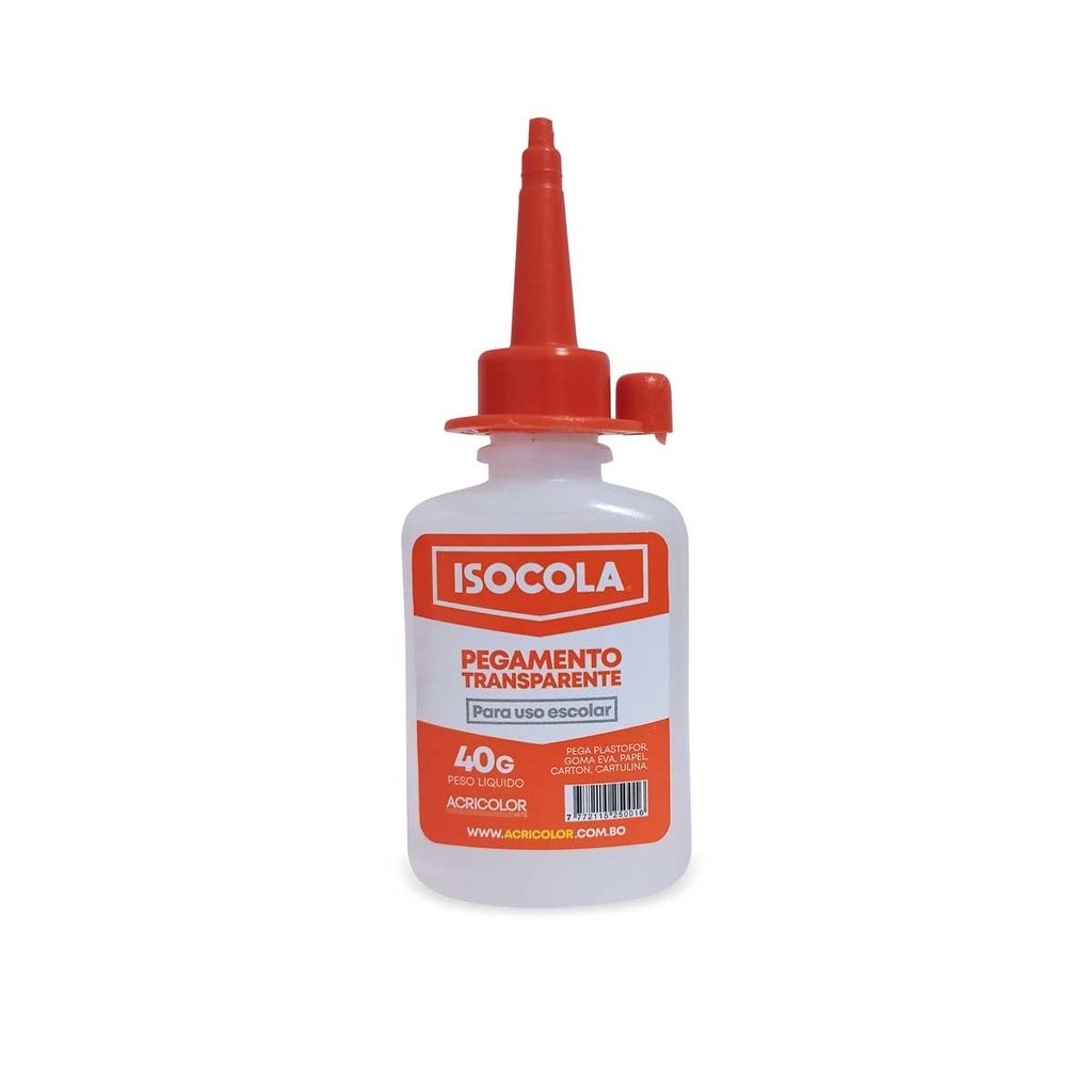 Pegamentos Isocola liquida Acricolor 40gr