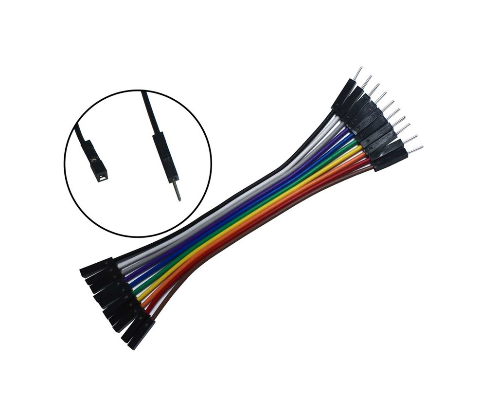 Robotica - cable jumper hembra-macho de 10cm, juego de 40pcs