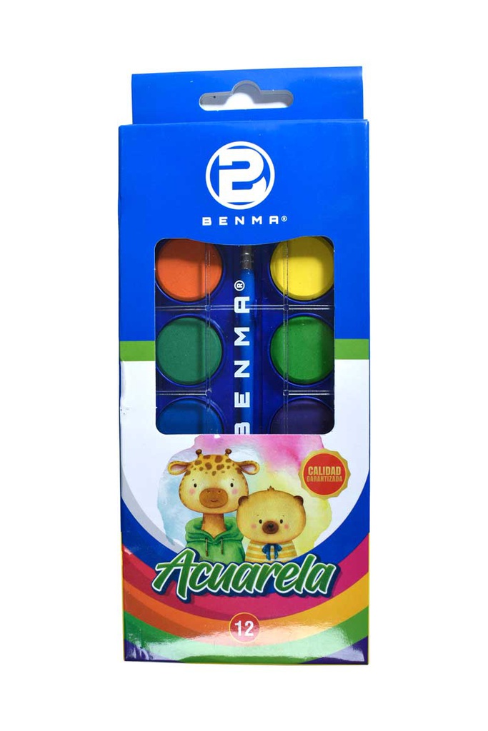 Acuarela Benma 12 colores