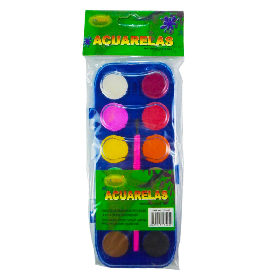 Acuarelas Pequeno La Selva 12 Color LIQUIDACION