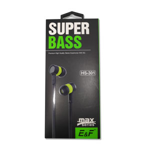 Audifono super bass max series HS-301 E&amp;F