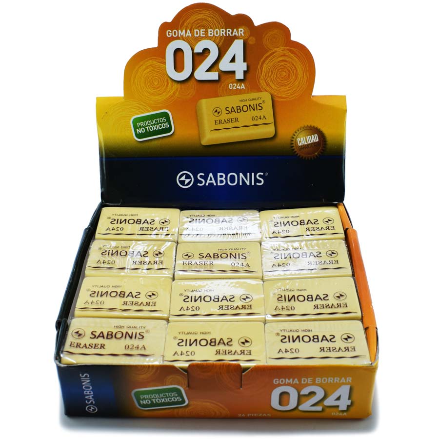 Borrador miga de pan Sabonis 24pcs