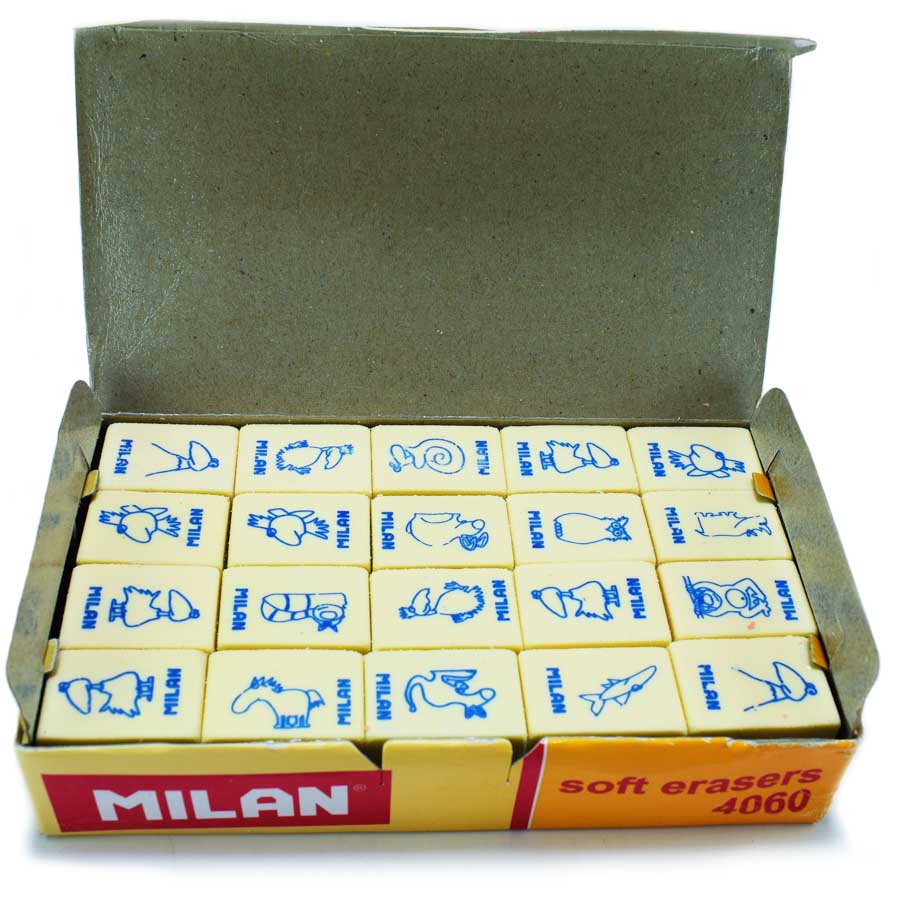 Borrador Milan Pequeño 60pcs