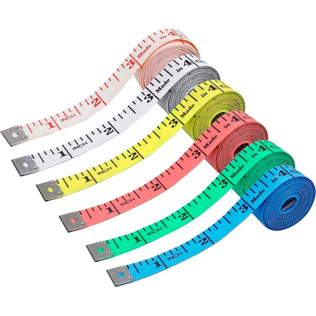 Cinta metrica pequeña 1.3x150cm cajita de 12PCS