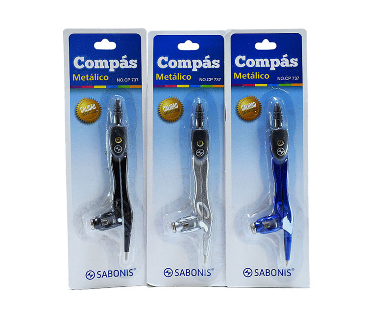 Compas escolar metalico CP737 Sabonis