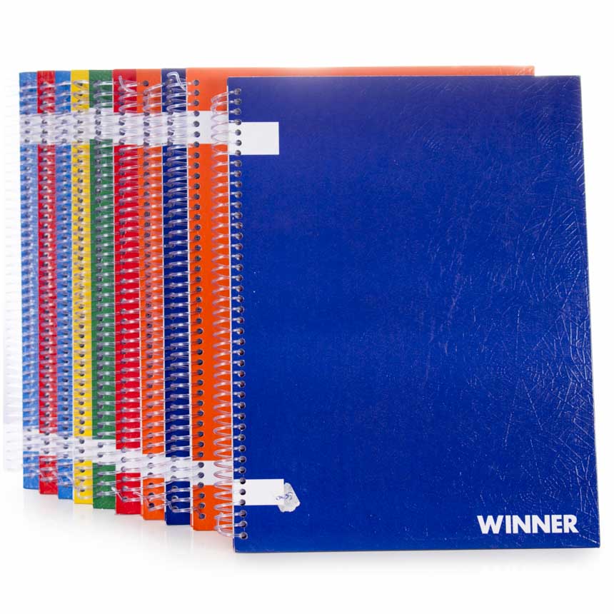 Cuaderno anillado Carta tapa ARAÑA Winner 100H
