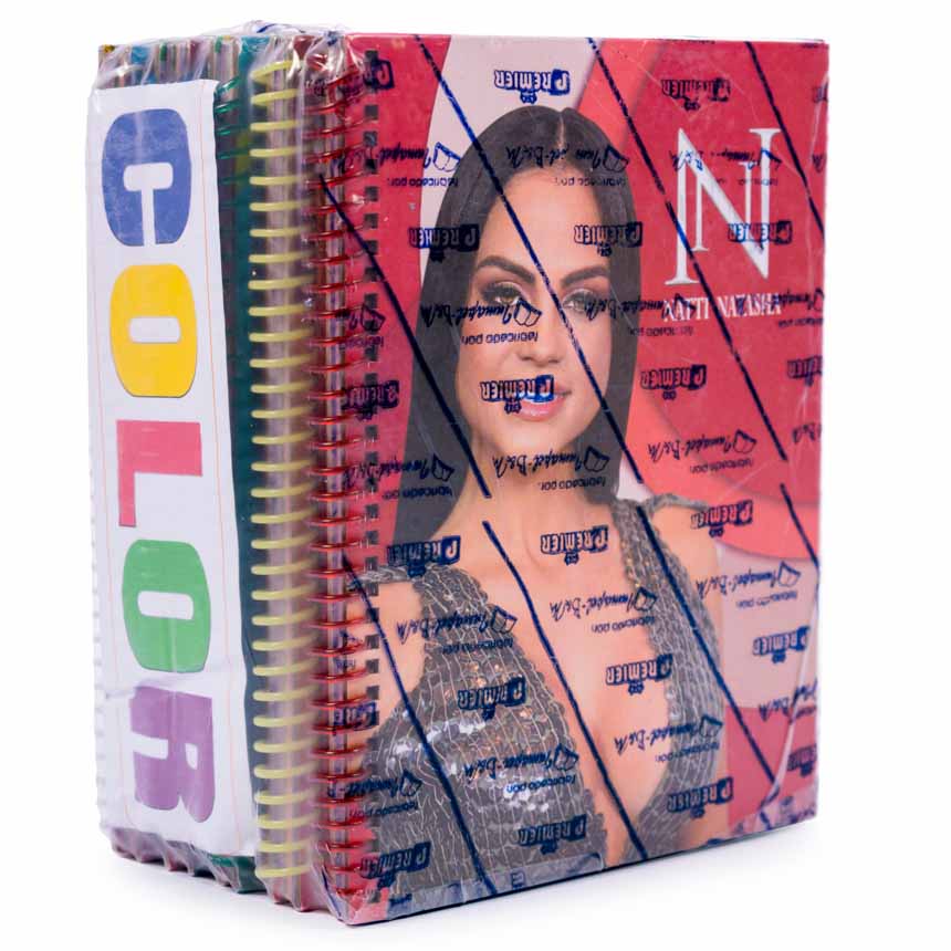 Cuaderno anillado artesanal MEDIO OFICIO COLOR 100 hojas