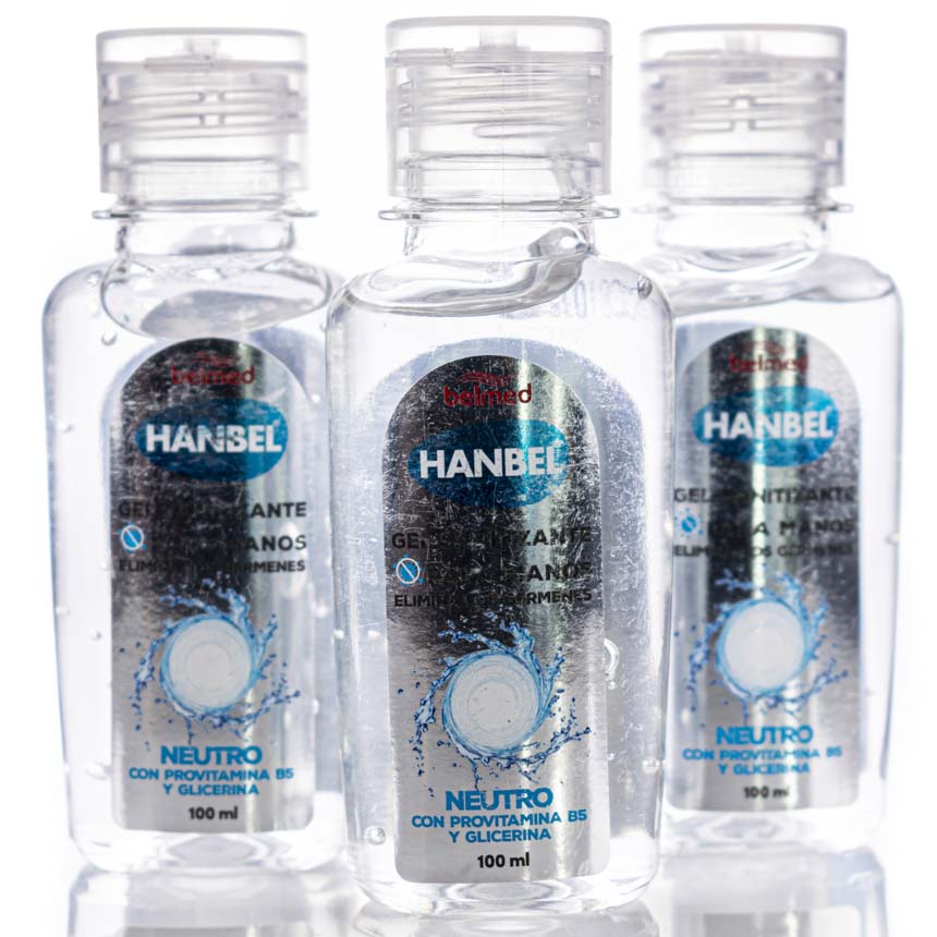 Gel Sanitizador para manos NEUTRO HANBEL 100ml