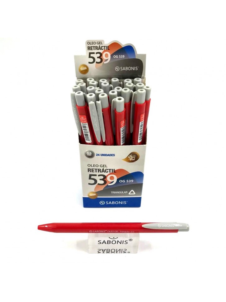 Boligrafo Retractil Oleo GEL 0.5 MM. OG539 Sabonis 24pcs